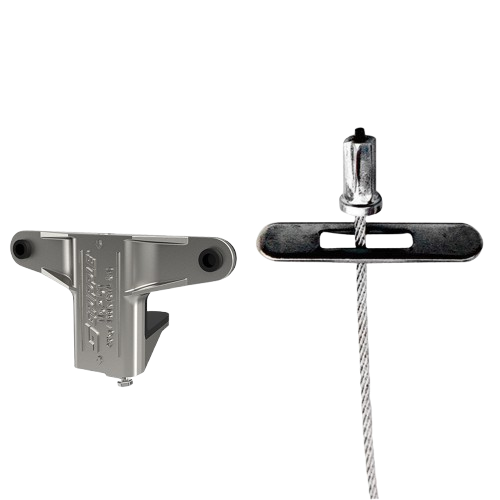 Lankový záves na štvorhranné potrubie - do trapézu v dĺžke 5m