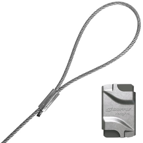 Lankový záves s posuvným zámkom - so slučkou v dĺžke 3m