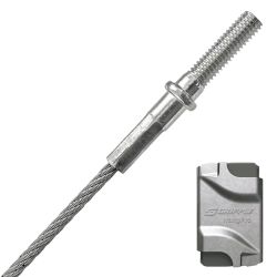 Lankov zves s posuvnm zmkom - do betnu M8 v dke 2m